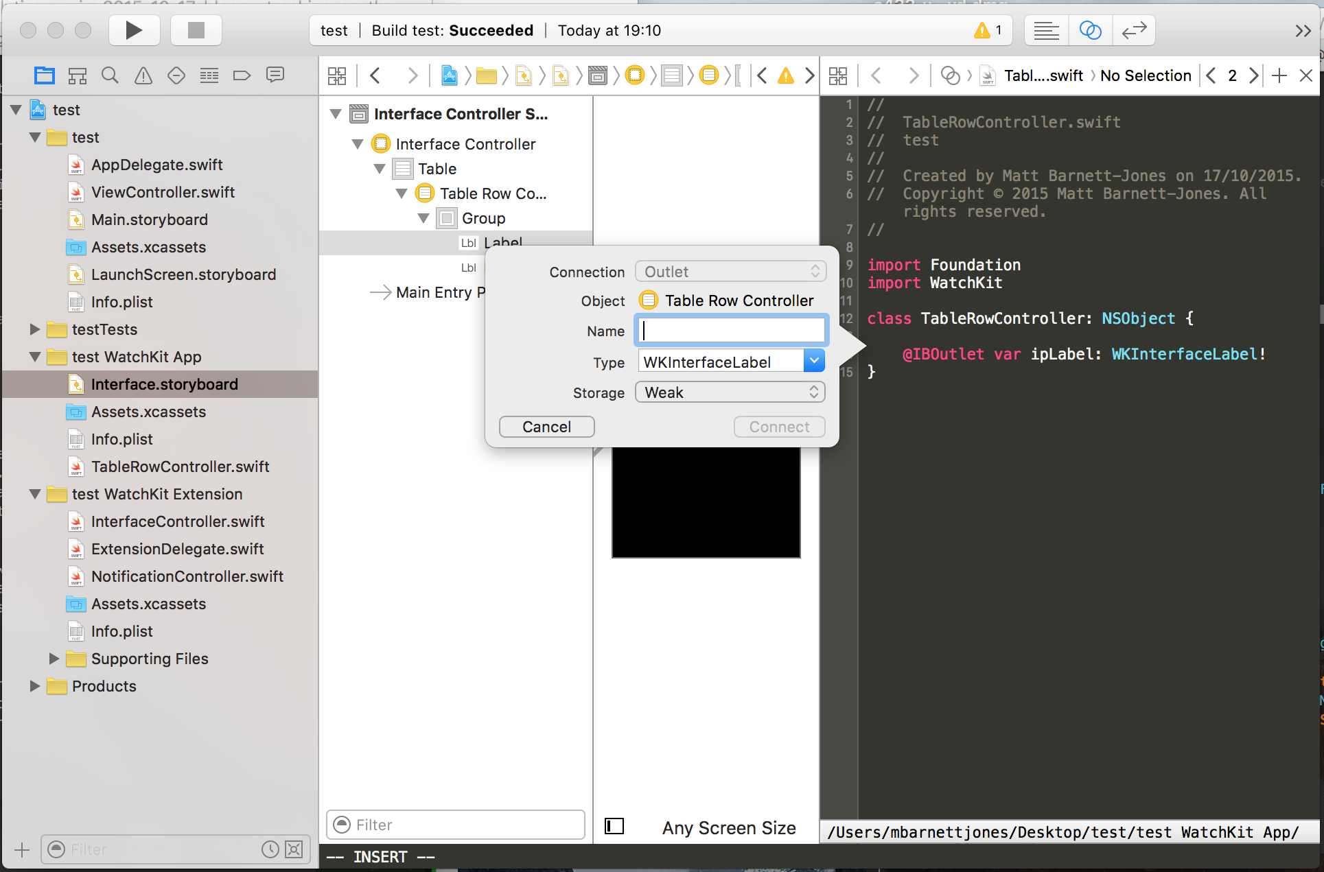 Creating outlets naming the outlets