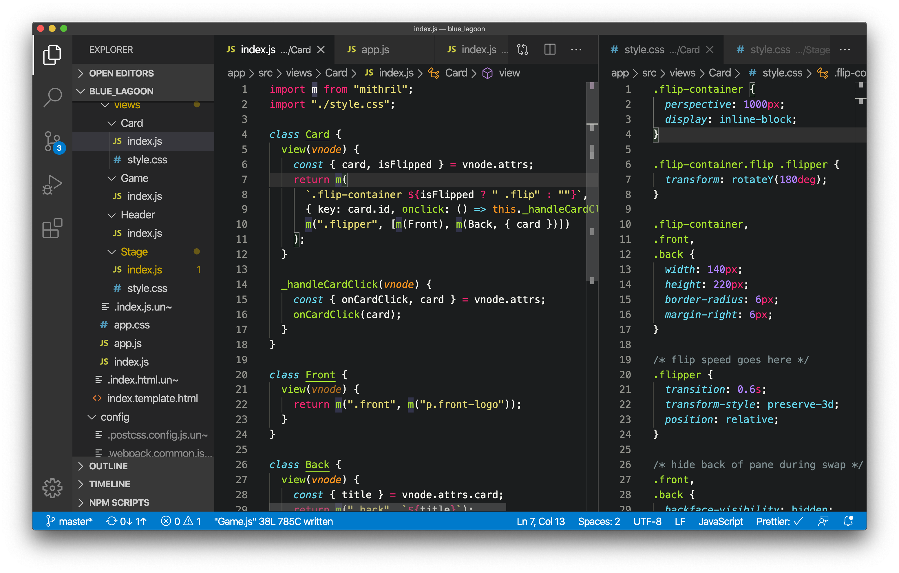 Side-by-side, component and CSS Side-by-Side component and CSS